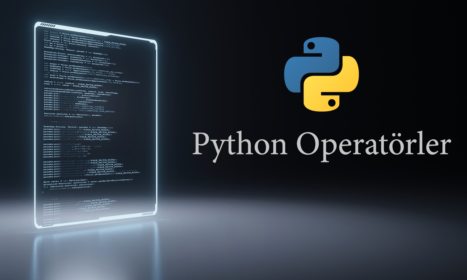 Python Operatörler
